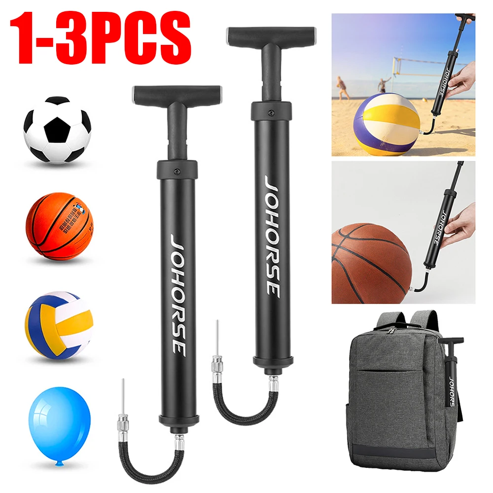 1-5PCS Basketball Air Pump Portable Soccer Pump Inflator Compact Sports Ball Pump Multifunction for  Football Volleyball