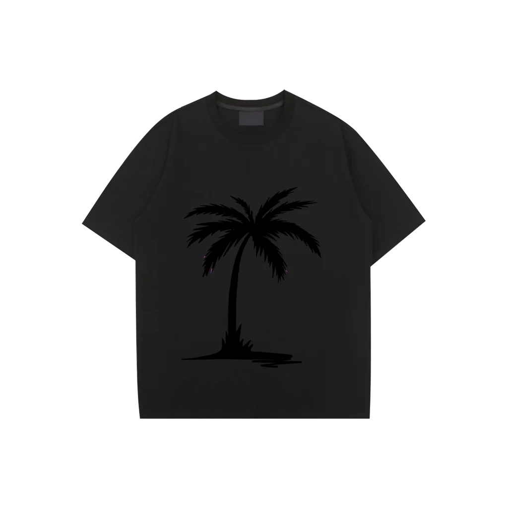 

T-shirt Hip Hop West Coast Oversized T Shirt Coconut tree Short Sleeve Summer Streetwear Tops T-shirt Top Loose and comforta