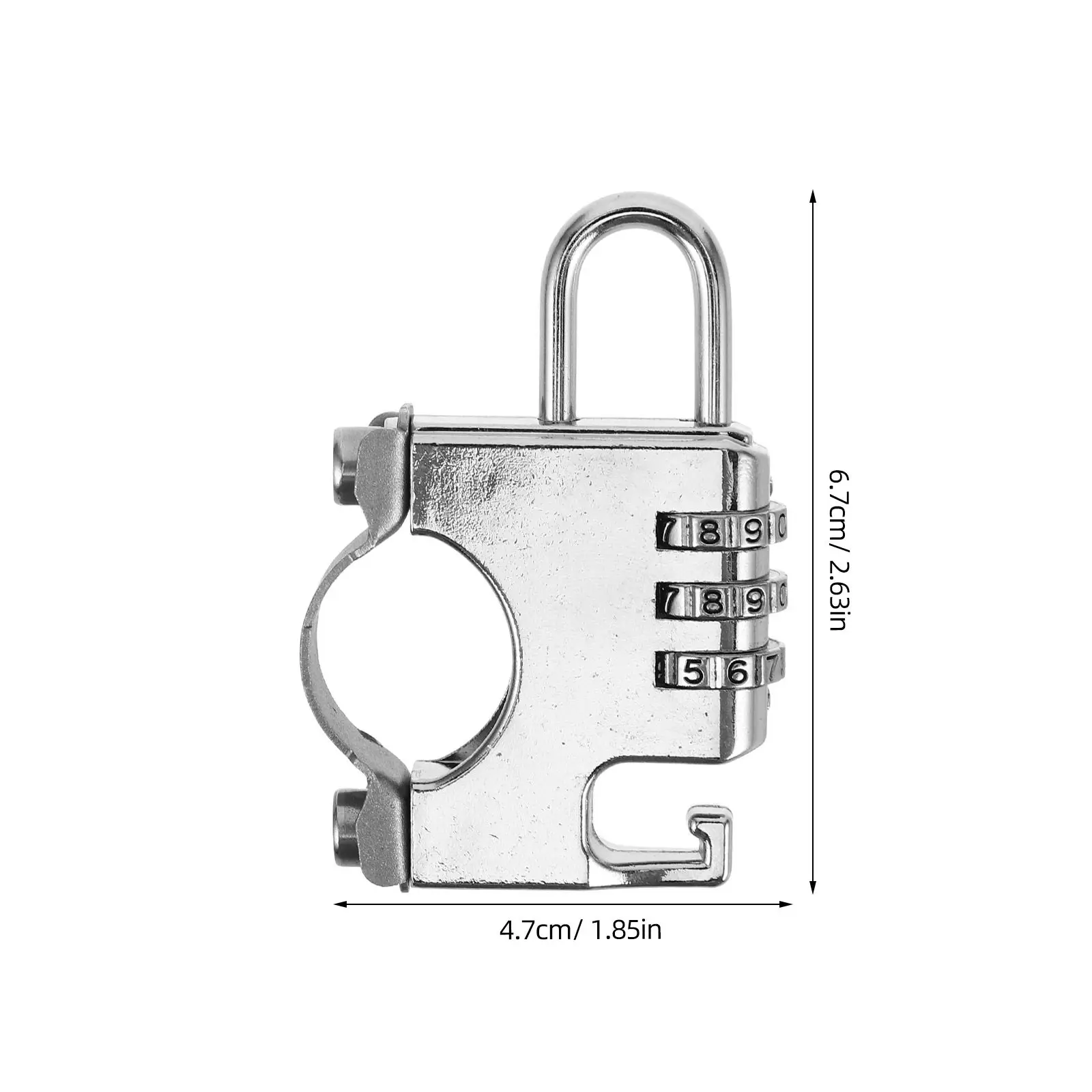 Electric Motorcycle Lock Anti Theft Motorcycle Lock with Combination Code Secure Fixation for Scooters Bikes