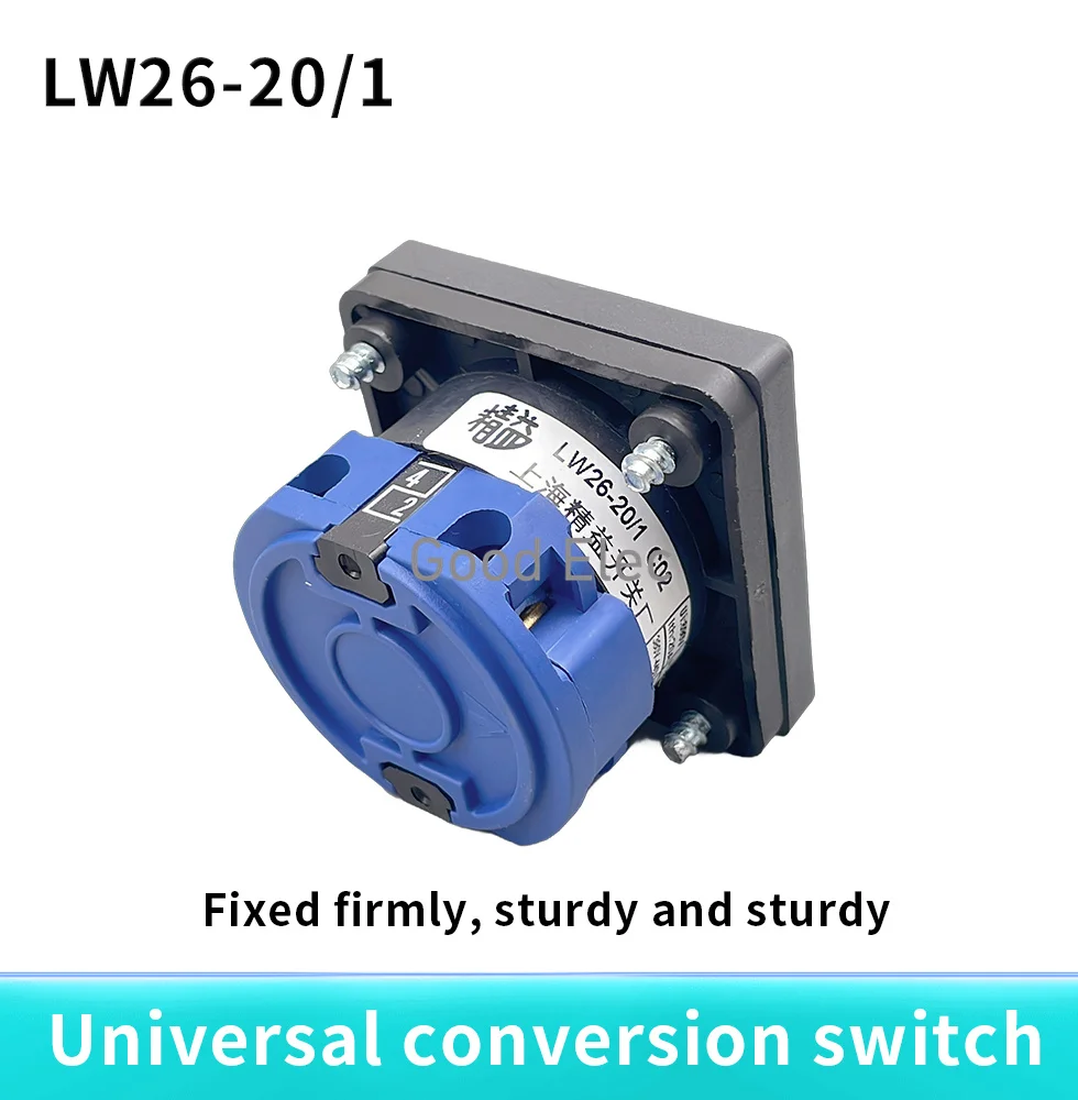 High Quality LW26-20/1 ON/OFF 2 position 2 Poles 4 terminals CA-10 440V Ui 660V 20A Rotary Cam Switch