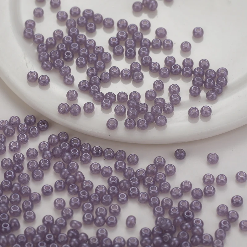 450 Pieces 3.0MM Round Seed Beads Boho Style Loose Beads For DIY Handwork Beading Jewelry 15grams/bag