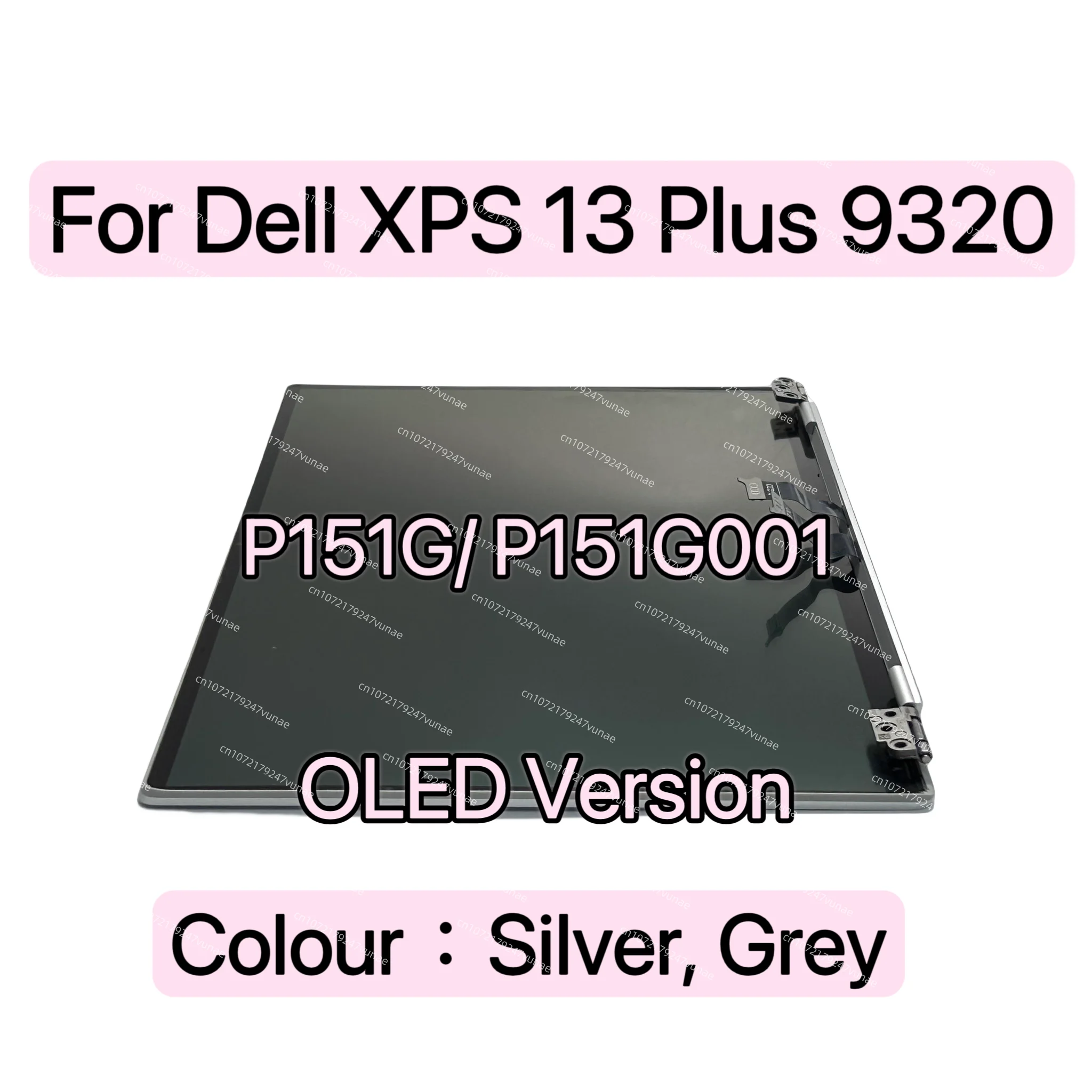 Touch Screen For Dell XPS 13 Plus 9320 P151 P151G001 Digitizer Display Panel Assembly 3456*2160 3.5K OLED Top half Part P151G