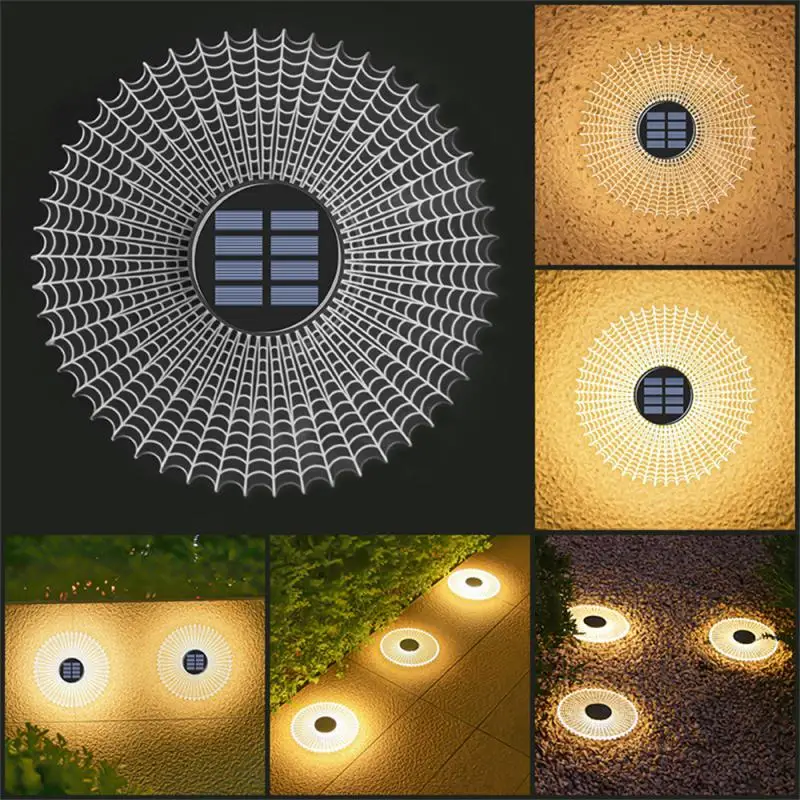 

Solar Acrylic Garden Underground Light Outdoor Garden Light Waterproof Outdoor Luminous Fence Decorative Wall Washer Light