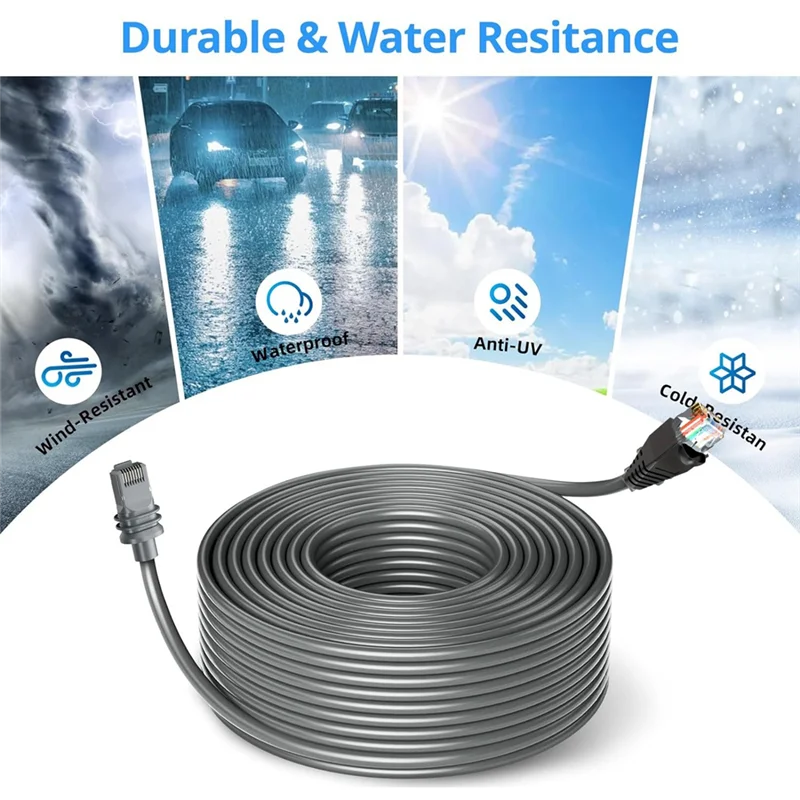 

REPLA-CAT6 1200 Мбит/с защита от короткого замыкания компьютерный кабель сетевой кабель высокоскоростная передача подходит для Starlink Mini