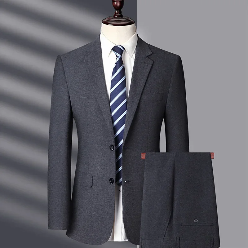 (64) New Autumn Suits for Men, Slim Fit Business Suits, Groom Wedding Suits, Casual Suits