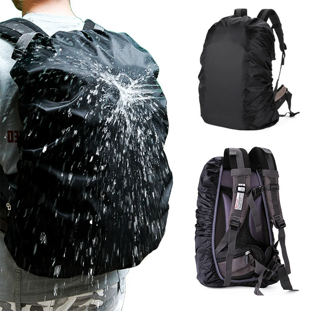 20L-70L Backpack Rain Cover Outdoor Hiking Climbing Bag Cover Waterproof Rain Case for Backpack Foldable Leopard Pattern