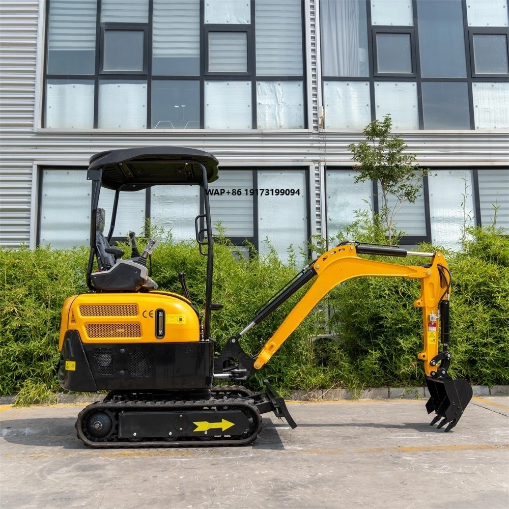 Mini Digger Small Excavator Earthmoving Machinery All-terrain Mini Excavator for Farm and Garden