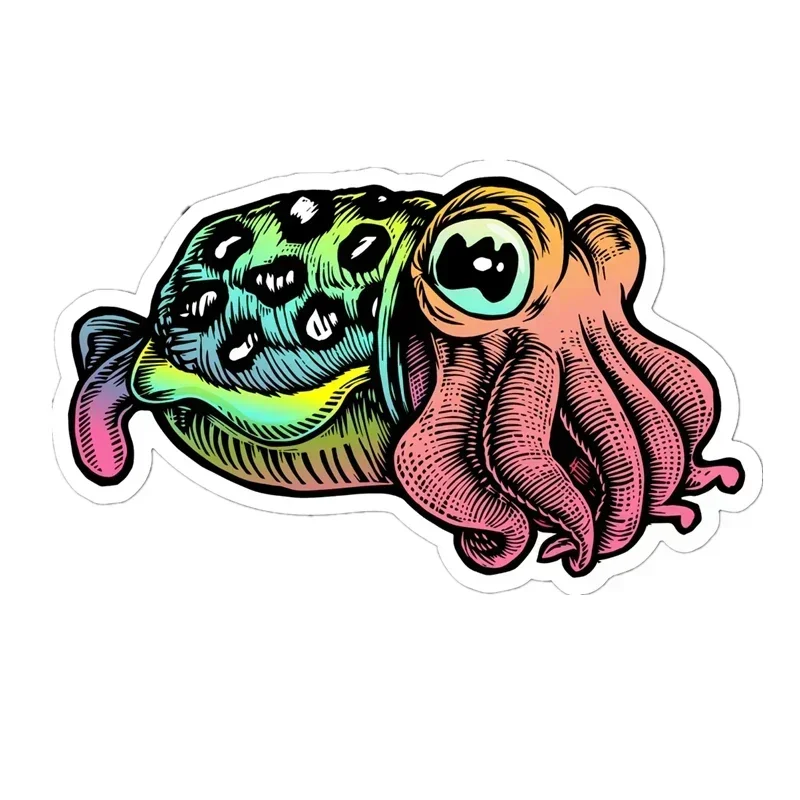 

Self-Adhesive Decal CUTTLEFISH Car Sticker Waterproof Auto Decors on Bumper Rear Window Laptop
