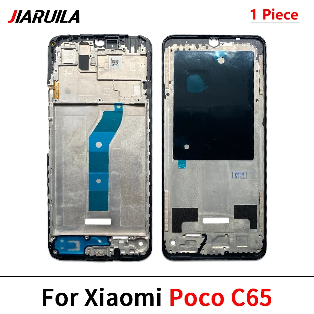 For Xiaomi Poco C65 X3 F3 F4 GT M3 M4 Pro 4G 5G M5S X5 X6 Pro LCD Frame Middle Frame Bezel Housing Replacement Parts Front Frame