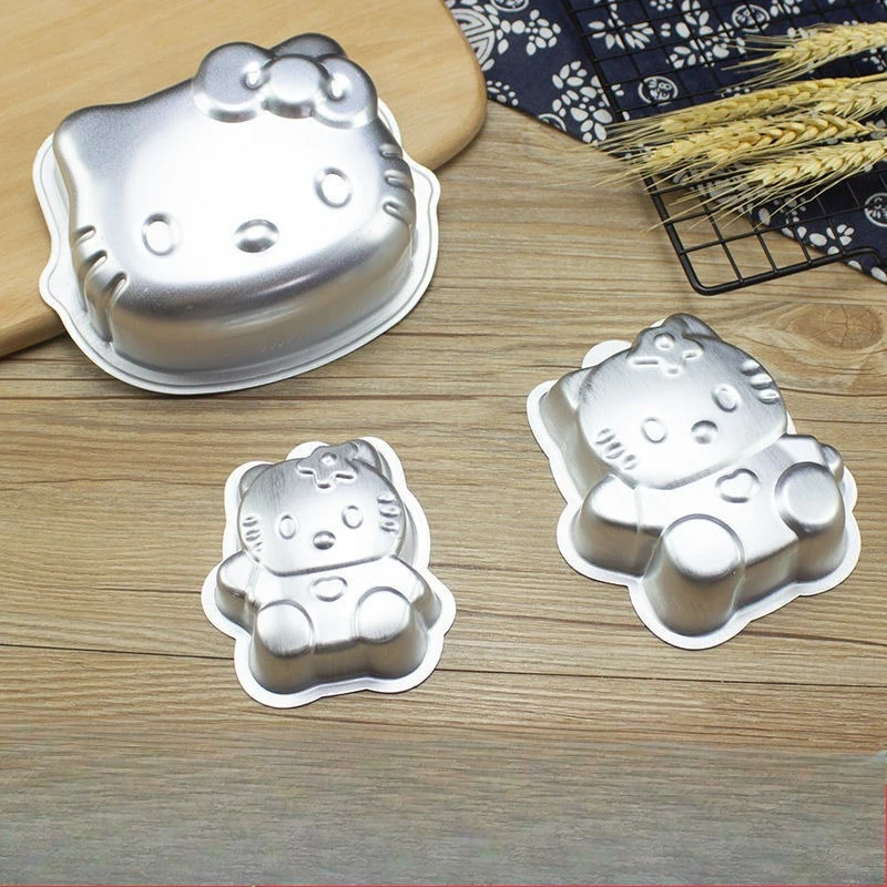 

Kawaii Hello Kitty Anime Sanrio Anime Cupcakes Bread Molds Cute Cartoon Household Baking Tools Lovely Gifts Toys for Kids