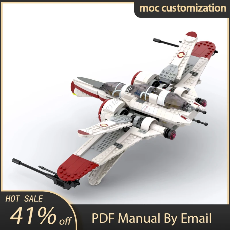 

693 шт. Moc Star Battle ARC-170 Starfighter MOD модель строительные блоки кирпичи Diy креативная сборка развивающие игрушки подарок для детей