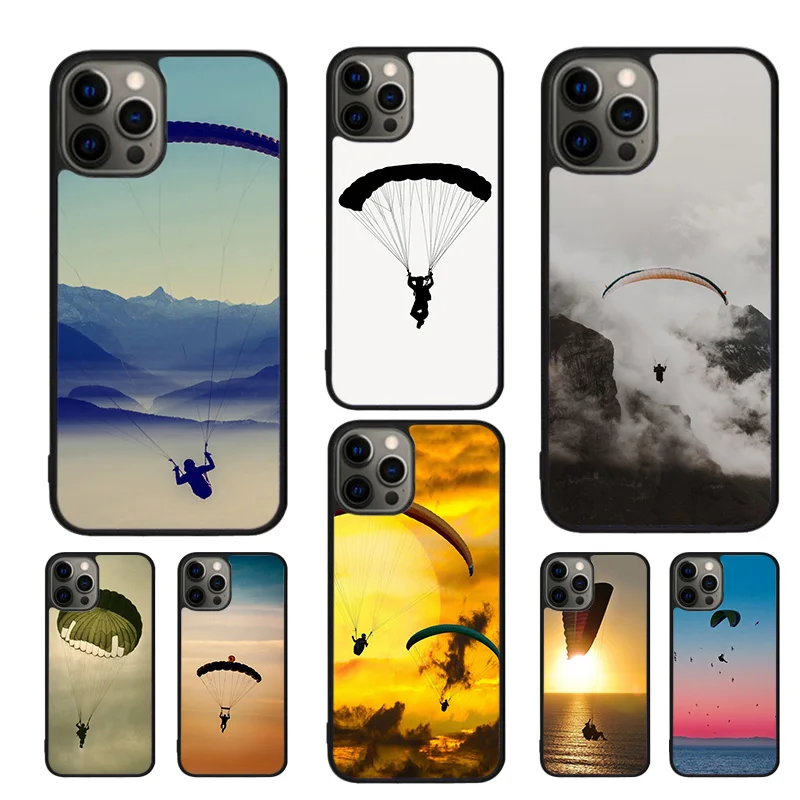 Paragliding Sport Mobile Phone Cases Cover For iPhone 16 15 14 12 13 mini 11 Pro MAX apple 6 7 8 Plus SE2020 Coque