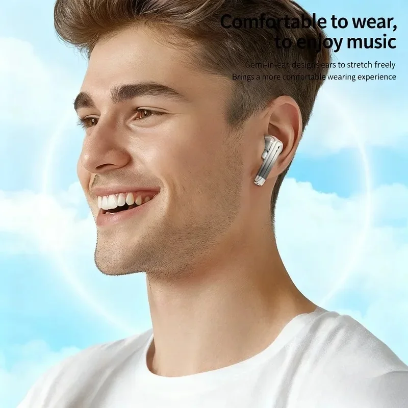 Mini In Ear Wireless Earbuds HD HIFI Sound Multi Functional Battery Level Display Fashion Stylish Appearance Design Comfortable