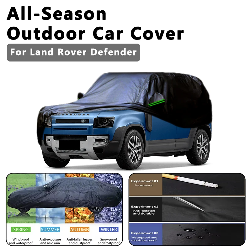 

All-Season Car Cover for Land Rover Defender - Outdoor Full Protection, Waterproof Dustproof Sunproof Auto Exterior Accessories