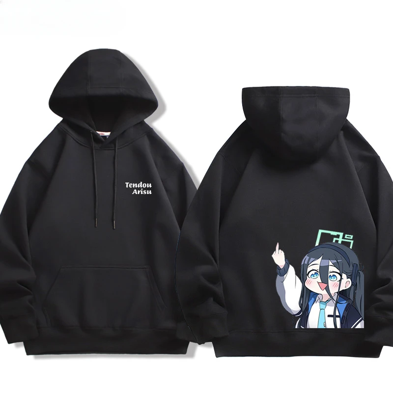 Funny Anime Blue Archive Takanashi Hoshino Hoodie Hip Hop Graphic Sweatshirt Poleron Hombre Unisex Streetwear Harajuku Tracksuit