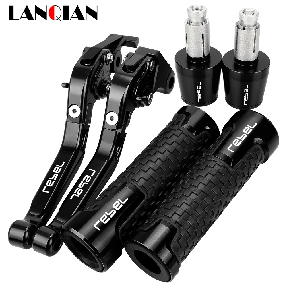 

For HONDA CMX Rebel500 Rebel300 2019-2023 CMX500 CMX300 REBEL Motorcycle Accessories Brake Clutch Levers Handlebar Grips Ends