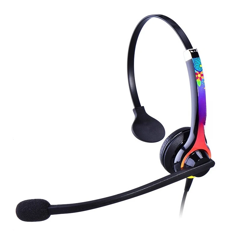 

DH100 Call Center Computer Headset Customer Service Landline Headset Noise Reduction
