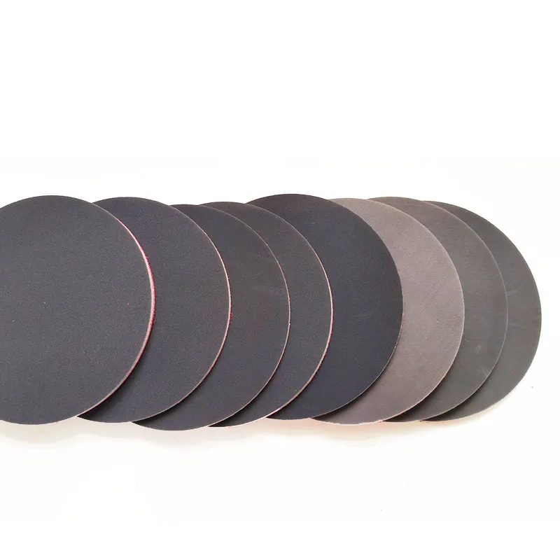 10PCS 6Inch Foam Dry Wet Sponge Sandpaper Disc Flocking 500-3000 Grit Abrasive Tools For Grinding Sandpaper