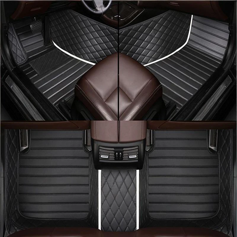 

3 PCS Custom Full Coverage Car Floor Mats for Hyundai Santa Fe 7 Seat 2013-2023 Equus 5 Seat 2010-2017 Car Accessories