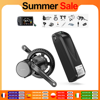 Bafang BBS02B BBS02 48V 500W 750W 1000W Mid Drive Motor 8fun Electric Bike Ebike Conversion Kit 48V 20AH Lithium Battery Kit