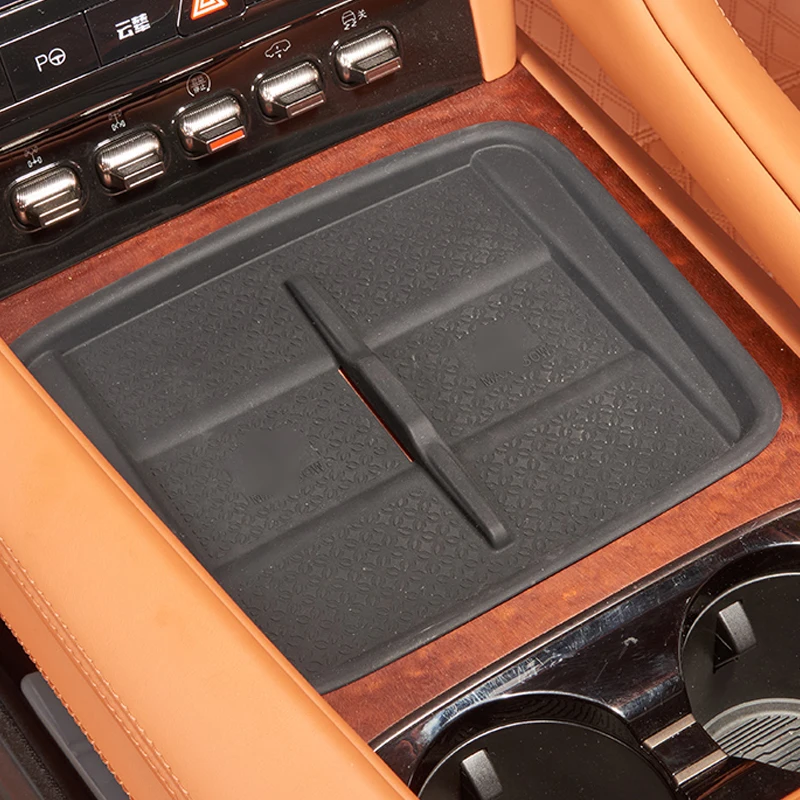 Silicone Wireless Charger Pad For Byd Yangwang U8 2024 2023 Anti-Slip Charger Pad Cover Center Console Charging Mat Protector image 2