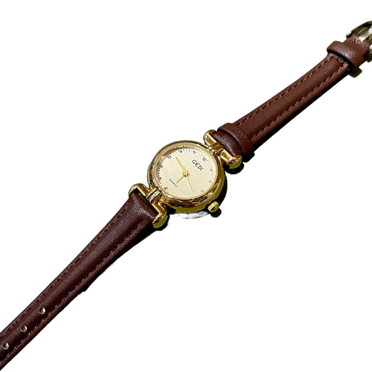 

Vintage small brown watch women's small exquisite watch