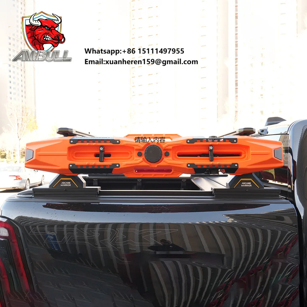 

Ambull 4x4 Offroad Camping Car Roof Top Water Tank High Pressure 26l Plastic Roof Water Tank for Pickup SUV Exterior Accessories