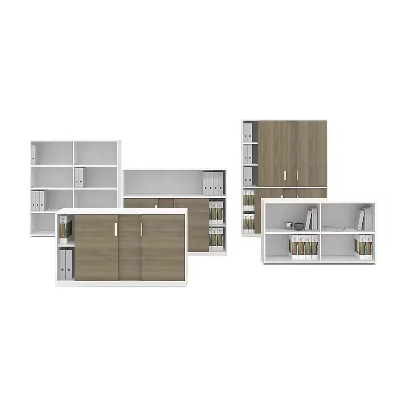 Library Office book shelf Wooden bookshelf Office Furniture custom cabinets Modern Office Cabinet file Storage Cabinet