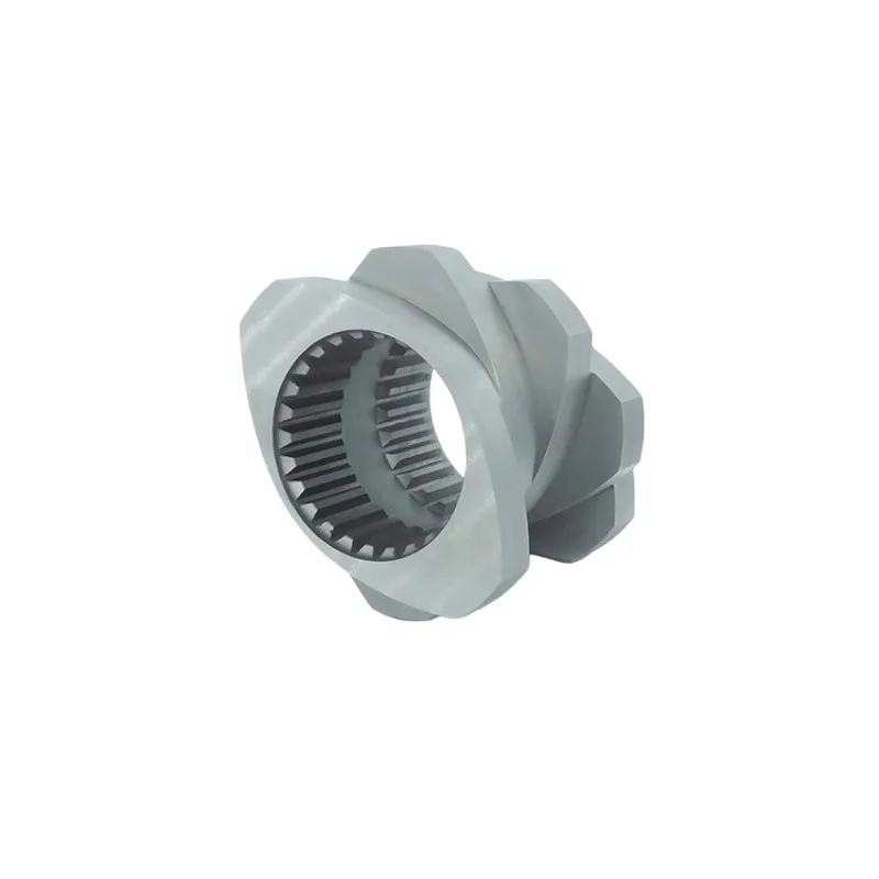 For three-screw twin-screw high wear-resistant and corrosion-resistant threaded elements shear blocks  conveyor block components