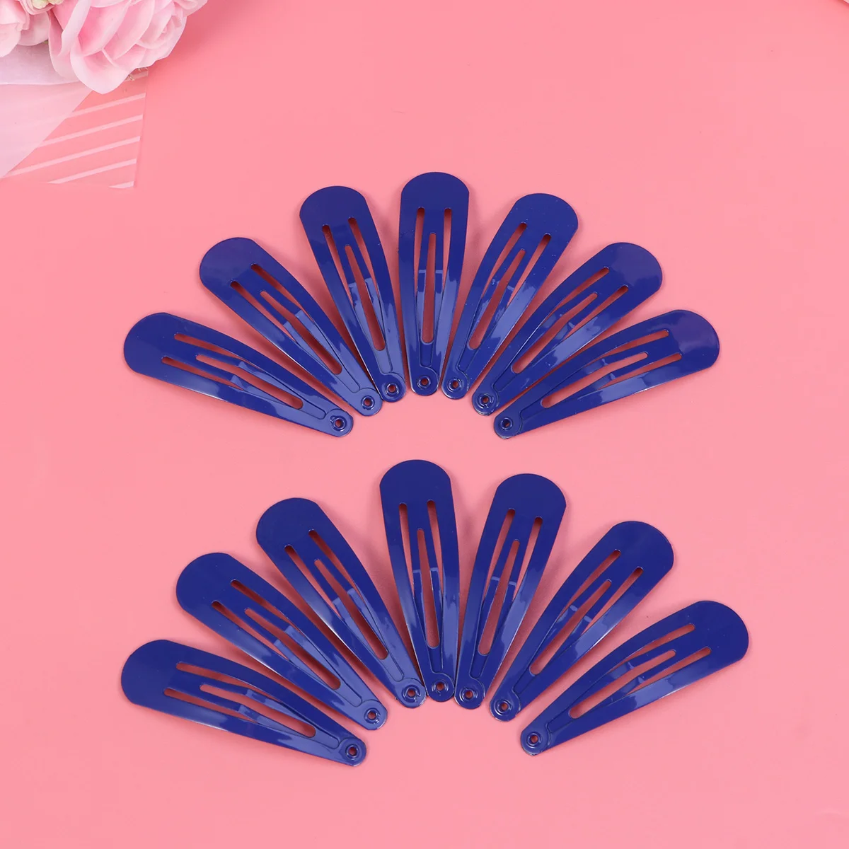 50Pcs Snap Hair Clips Snap Metal HairPin Barrettes Hair Styling Tool BB Hair Clip Metal Paint Frosted Hairpins Hair Accessories