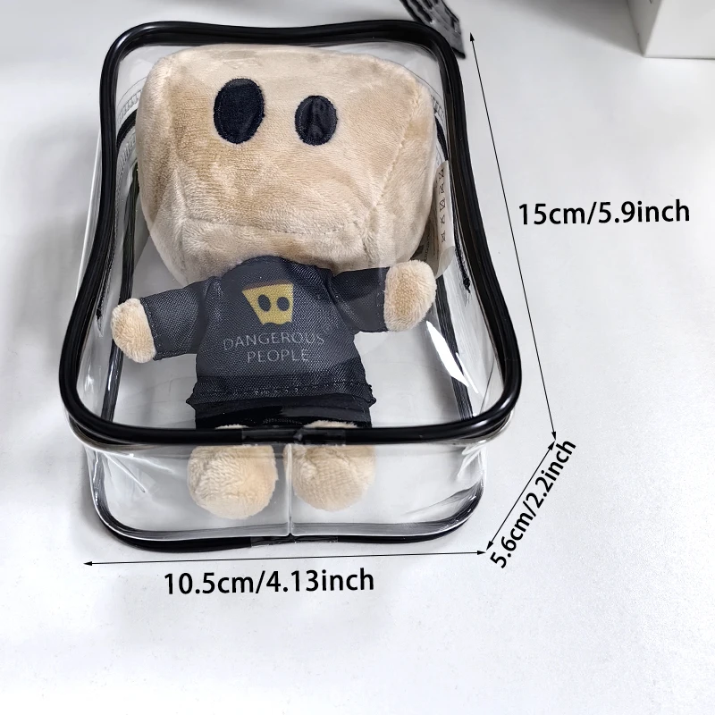 Clear Outdoor Bag For Little D Joker Xue's Alien Meteorite Plush Dolls 15cm Transparent Doll Pouch Case Anime Figures Nendoroid