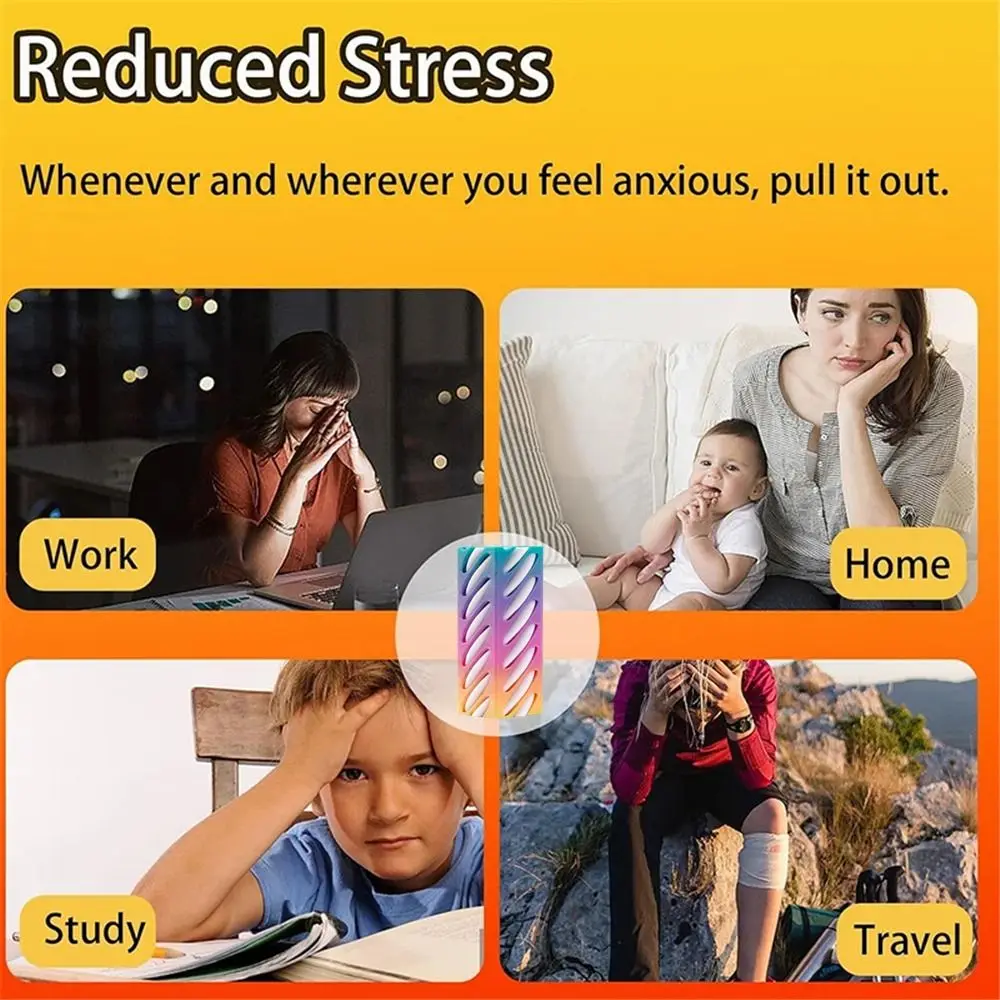 Jouet 3D imprimé Fidget, effet d'illusion, Mini jouet Vortex, fil de taille Mini, jouet d'illusion, jouet de décompression