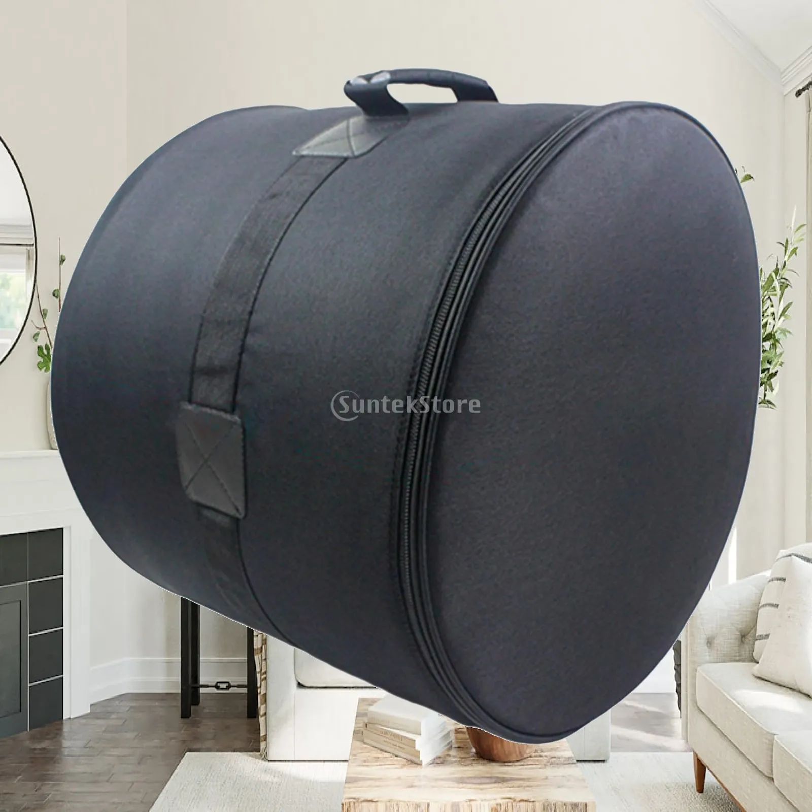 Protective Bass Drum Bag Oxford Cloth Percussion Carrying Case Dustproof Drum Wrap Holder for Drumset Accessories Travel