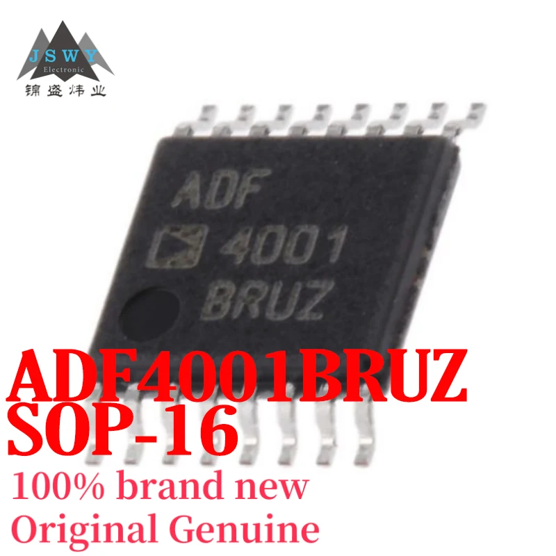 

(10/50 pieces) ADF4001BRUZ-R7 ADF4001 TSSOP-16 package clock generator/frequency synthesizer, brand new and original, free shipp