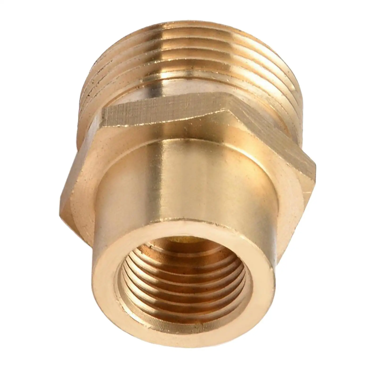 Brass Garden Hose Adapter 3/4 Inch Quick Connector High Strength Fitting for Pressure Washer Snow Foam Adaptor