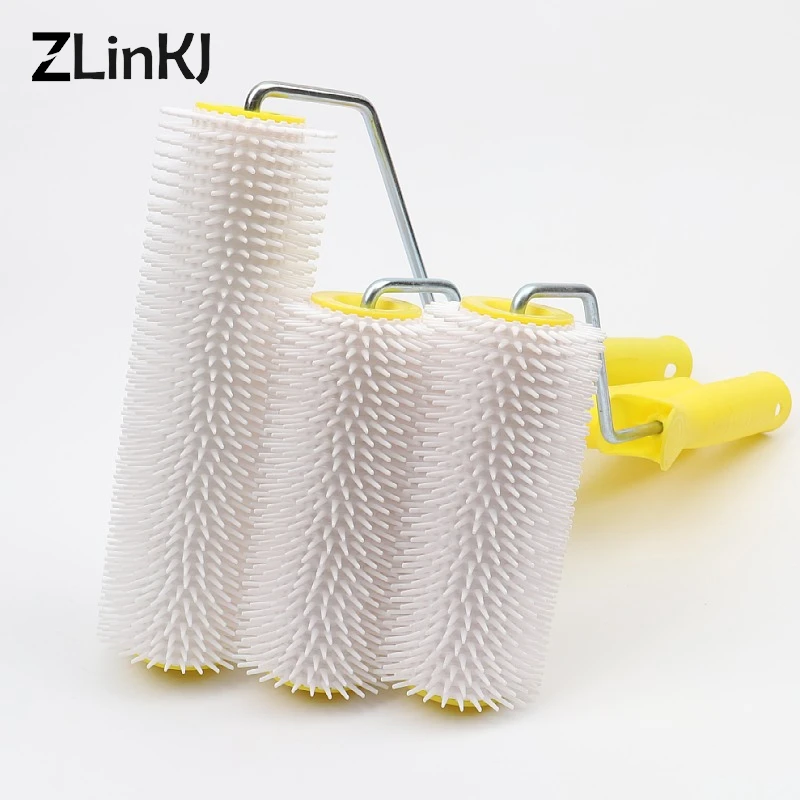 

1PCS Spike Roller, Latex Floor Self Compound Roller Leveling Screed Spiked Roller Paint Brush Roller