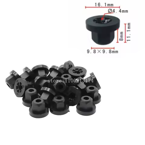 50x OEM 16131176747 Auto Car Plastic Body Nut Flange Clip Fit For Mercedes Benz 0039900251 For BMW
