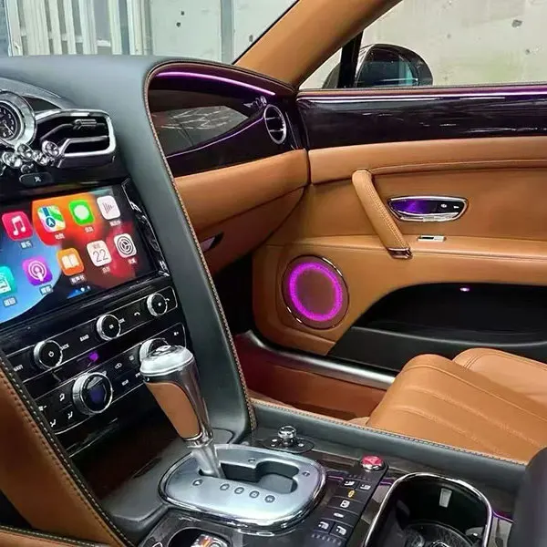 Para bentley voando spur/bentley continental/bentley bentayga 2005-2019 android rádio do carro qualcomm carplay gps reprodutor multimídia