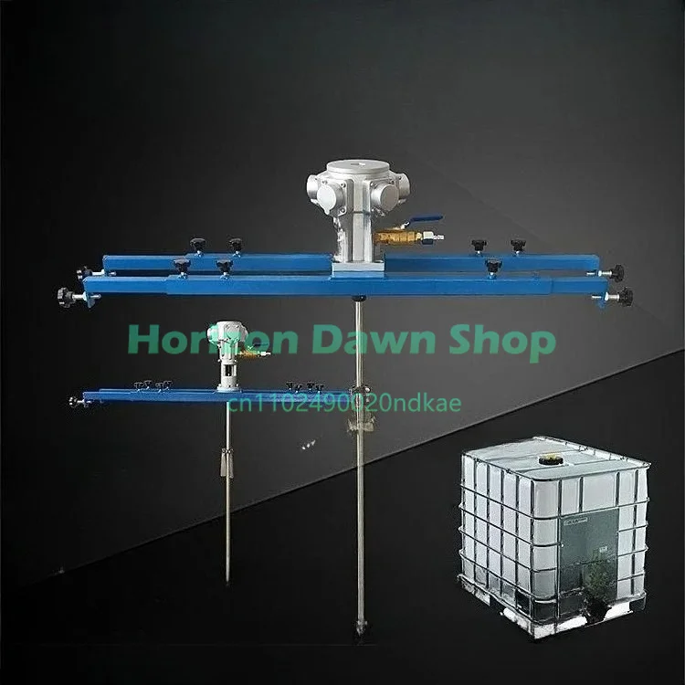 IBC Tote Pneumatic Stirring Machine - Explosion-Proof Industrial Mixer for Chemical, Paint, Cosmetic & Adhesive Production