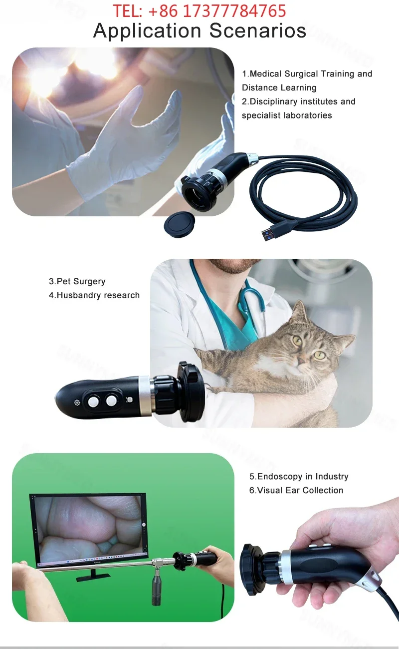 SY-P 031 HD 4 Por USB 3.0 Mini Light Source for Medical Laboratory Examination