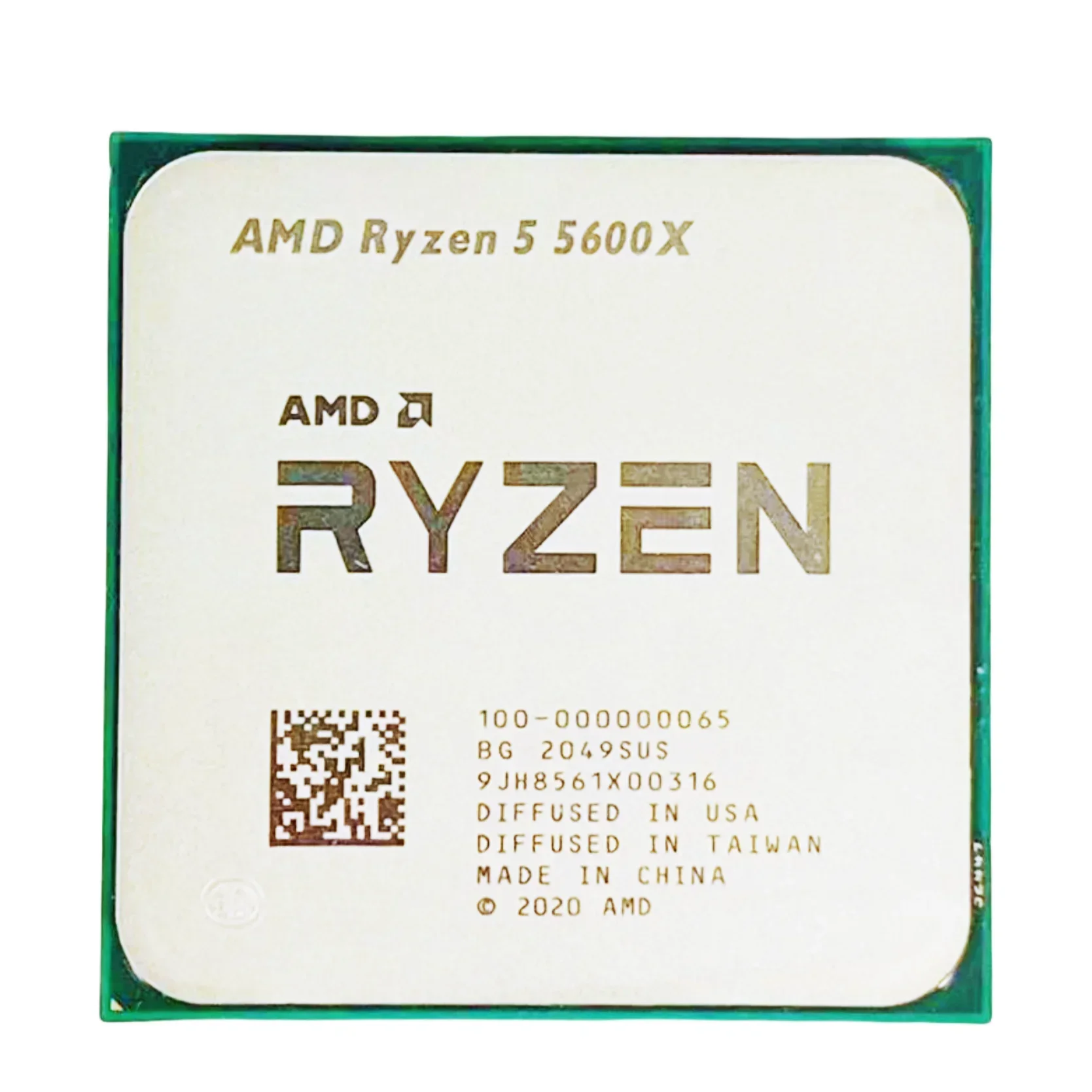 Max Boost 4.6GHz Overclockable AMD Ryzen 5 5600X Desktop Processor 6 Core 12 Thread AM4 Gaming CPU Without Outer Retail Package view 2
