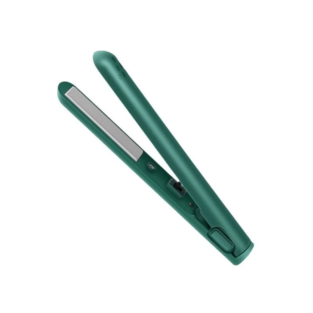 Portable Wireless Hair Curler Straightener USB Ceramic Heating Plate Mini Temperature Control Styling Wand For Travel Home