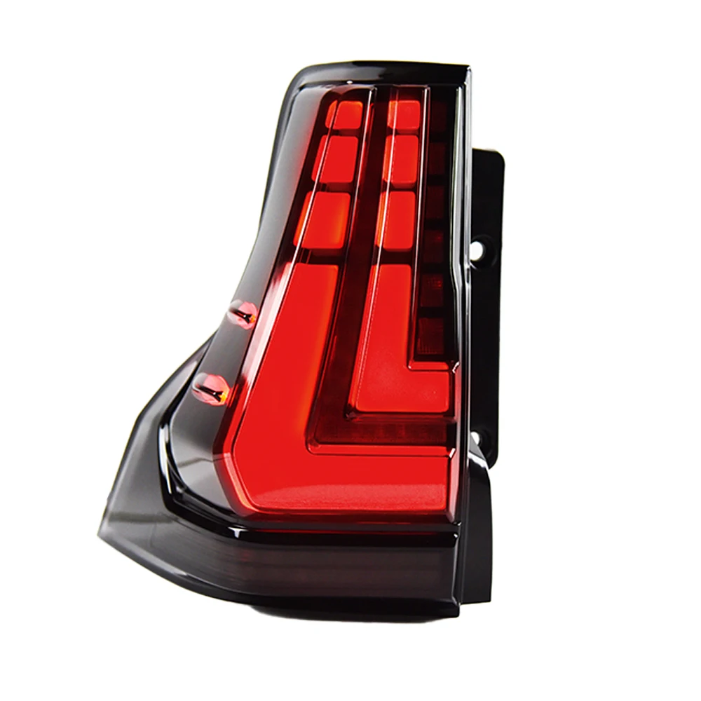 

LED Auto Rear Back Lamps Assembly for Prado 2018-2013 Dynamic Tail Lamps 100W 6500K Color Lexus Design Hot Sale Accessories