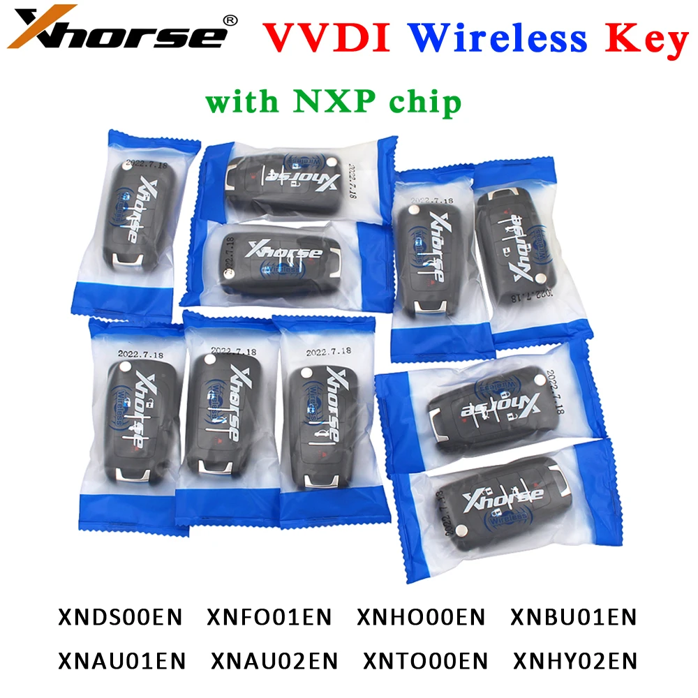 

XNDS00EN XNFO01EN XNBU01EN XNHO00EN XNAU01EN XNTO00EN Original Xhorse VVDI Wireless Remote Car Key for VVDI2 VVDI Key Tool