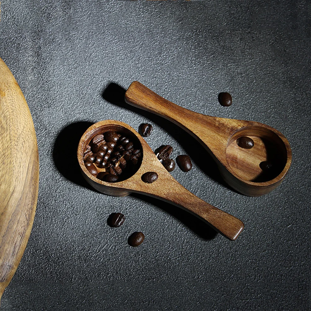 

1pc Spoon Wood Teakwood No Cracks Smooth Safe For Coffee Powder Kitchen Use Measuring Scoop Kitchen Measuring Tool Wood