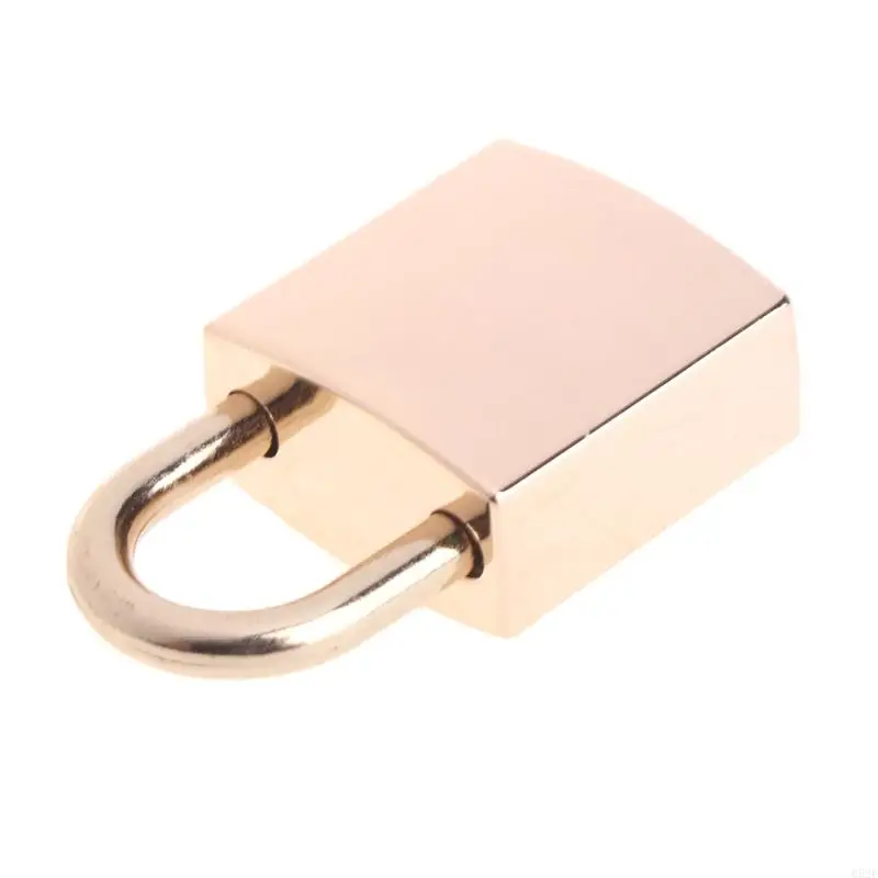 652F Mini Square Lock Metal Keyed Padlocks Vintage for Wish Lock Personalized Padlock for Jewelry Box Small Wooden Box Diary