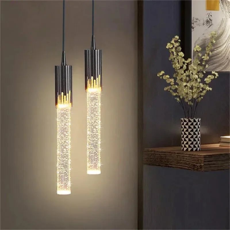 

Modern Crystal Chandelier Pendant Lights For Living Room Bedroom Home Decor Indoor Hanging Lights Ropes Ceiling Pendant Lighting