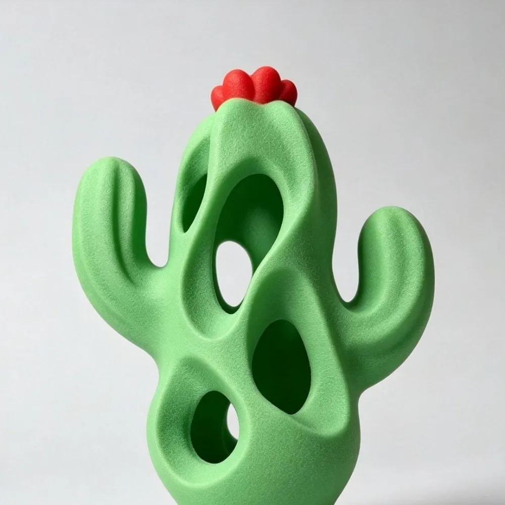 Simulation Cactus Hollow Shelter for Small Snake 3D Printed PLA Reptile Hideout Mini Snake Cave Fish Tank Landscape