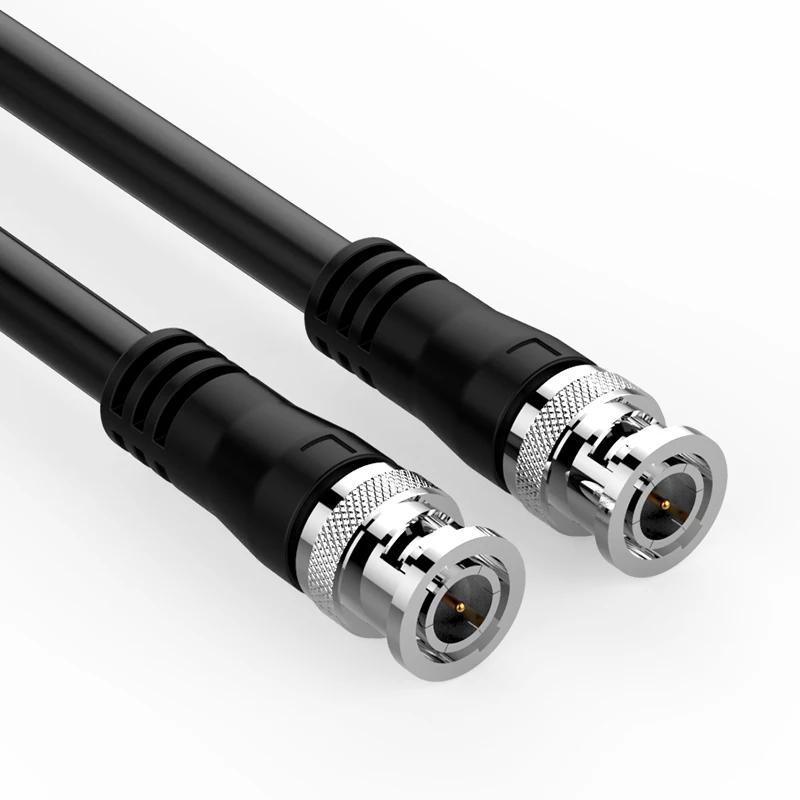 3G-SDI BNC to BNC Video Cable, Male 75-5 Coaxial Cable, Monitor Camera, 12G, 4K, 60Hz,2, 3, 5, 8, 10, 12, 15, 20, 50, 80, 100m