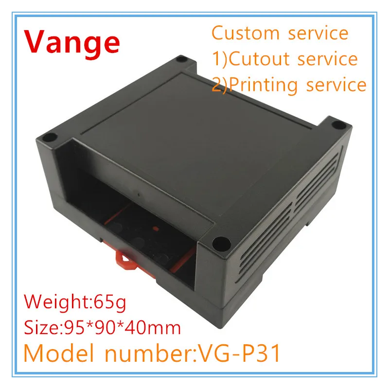 Vange PLC project box 95*90*40mm ABS plastic instrument enclosure